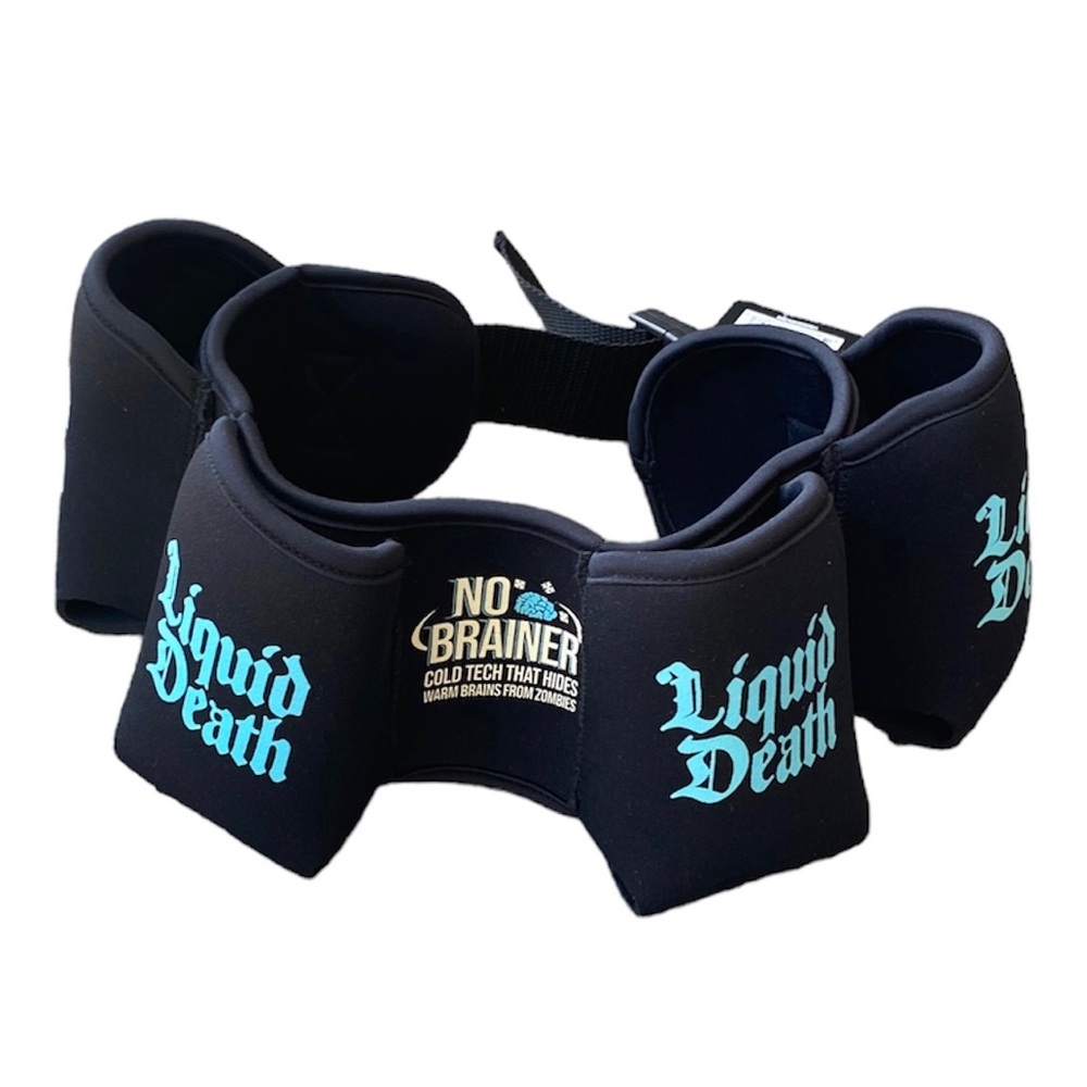 Liquid Death No Brainer Can Koozie Army of the Dead Zombie Promo